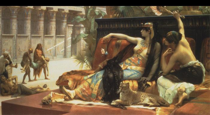 Alexandre Cabanel Cleopatra Testing Poison on Those Condemned to Die.